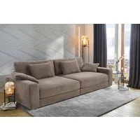 Jockenhöfer Gruppe Big-Sofa Milano XXL, B: 290 cm, mit Zierkissen, Relaxfläche 120x240 cm, Federkern