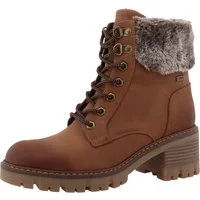 TOM TAILOR Winterstiefelette Workerboots, Plateaustiefelette mit Blockabsatz