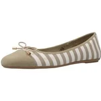 Fitters Footwear 2.514343 Taupe/White Ballerina