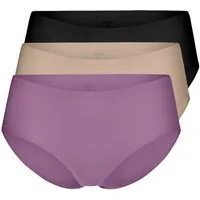 Yenita® Slip Nahtlose Hüftslips (3-St) aus Microfaser
