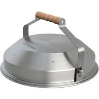 Grillhaube für Holzkohlegrill Atago, Deckel edelstahl