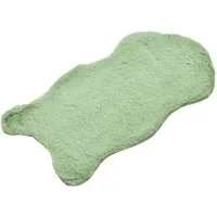 Wurm Tischläufer Kunstfell Läufer Deko Mint Grün Samt 50 cm, Mintfarben