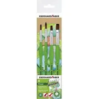 Eberhard Faber Malpinsel Green Winner Pinsel-Set, 4-teilig