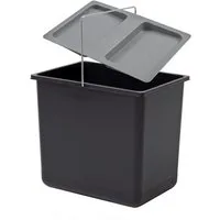 Hailo Einbaumülleimer Hailo Inneneimer 1086239 mit Deckel 316 x 226 x 286 mm mit Henkel