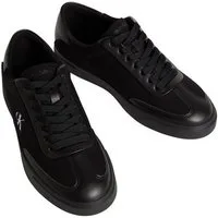 Calvin Klein LOW PRO CUPS WT CANV MG Plateausneaker Schnürschuh, Halbschuh, Freizeitsneaker mit seitlichem CK-Logo