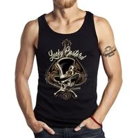 GASOLINE BANDIT® Tanktop für Gambler: Lucky Bastard