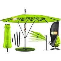 KESSER Sonnenschirm, Sonnenschirm Doppelsonnenschirm 4,6m x 2,7m Ampelschirm