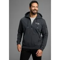 Man's World Kapuzensweatjacke Langarm, mit Print, mit Kapuze, Tasche am Ärmel