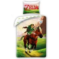 The Legend of Zelda Bettwäsche Set aus Baumwolle Deckenbezug 140 × 200 cm mit 70 × 90 cm Kissenbezug, Baumwolle, 2 teilig