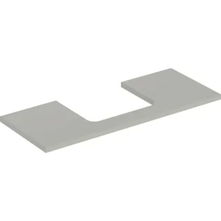 Geberit ONE Waschtisch-Platte, Ausschnitt mittig, für Aufsatzwaschtisch 505285007