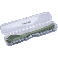 FACKELMANN Aufbewahrungsdose Besteck-Set To Go, Reisebesteck, Lunchbox-Set, Picknickbesteck