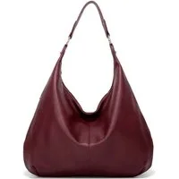 FOUORTUNATE-BEE Schultertasche Damen Tote Bag Vintage PU-Kunstleder Handtasche (Schultertasche mit Reißverschluss)