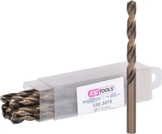KS Tools HSS-G Co 5 Spiralbohrer - 330.3075