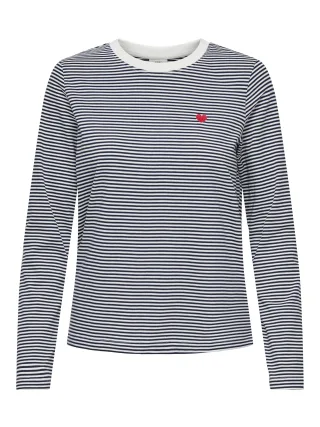 JDY - JDYPISA L/S PRINT TOP JRS NOOS Cloud Dancer - Gr. - S