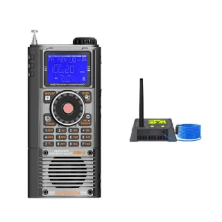 HRD-A330 Full-Band Wide-Frequency Receiver Radio Bluetooth 5.2 TF Card 256G AM WFM NFM LSB USB Portable Multi-Function P