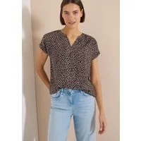 CECIL Kurzarmbluse Sommerbluse mit Allover-Print