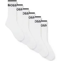 BOSS Businesssocken 6P QS Stripe CC (Packung, 6-Paar, 6er) mit BOSS Schriftzug
