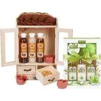 BRUBAKER Pflege-Geschenkset 2 in 1 Pflegeset Schokolade & Aloe Vera - Wellness Set, 15-tlg., Damen Dusch- und Badeset - Frauen Beauty Geschenkset mit Dekoration