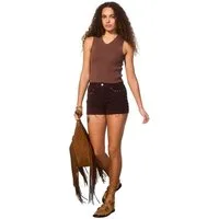 Next Jeansshorts Festival Denimshorts mit unvesäubertem Saum (1-tlg)