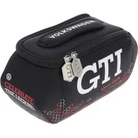VW Collection by BRISA Federmäppchen Volkswagen Universaltasche im Golf GTI Design, Kosmetiktasche aus Neopren, 22,5 x 9 x 12cm