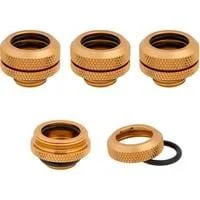 Hydro X Series XF Hardline-Armatur, AD 14 mm, Viererpack, Verbindung gold, 4 Stück