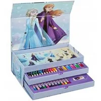 Disney Frozen Kreativset Malkasten mit Schublade Kreativset für junge Künstler, (44-tlg)