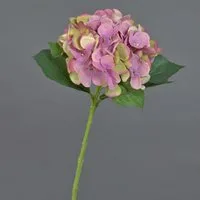 Kunstblume Deko Hortensie, rosa, 50cm, Ø 18cm - Kunstblume Hortensie, artplants, Höhe 50.0 cm
