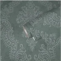A.S. Création Vliestapete Barock Ornamente Motiv Damast Grün Metalllic 39765-1