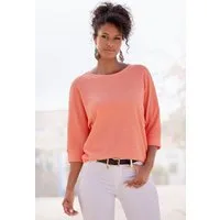 Vivance 3/4-Arm-Shirt aus bügelfreier Crêpe-Qualität Sommerliches 3/4-Arm-Shirt