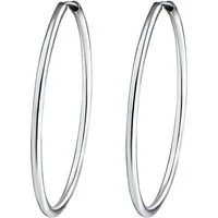 Rafaela Donata Paar Creolen Ohrschmuck aus 925 Sterling Silber, für Damen
