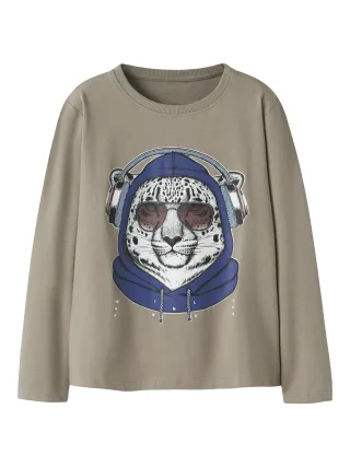 NAME IT - NMMORION LS TOP BF roasted cashew - Gr. - 92
