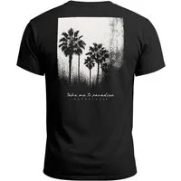 Neverless Print-Shirt Herren T-Shirt Backprint Sommer-Shirt mit Palmen Rückendruck Vintage mit Print