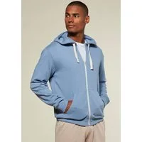 KangaROOS Kapuzensweatjacke mit Kapuze, kontrast Zipper und kontrast Bänder