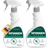 Silberkraft Insektenspray Spinnenspray 500 ml inkl. Gratis E-Book Gebrauchsfertiges Spray, Gezielt auf Ecken, Ritzen, Spalten oder hinter Möbeln sprühen, 2-St., Pumpspray: für sofortige & präzise Handhabung, Abwehr von Spinnen in Wohnräumen, Kellern 