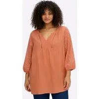 Sheego Klassische Bluse Tunika 3/4-Arm