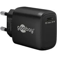 USB-C PD GaN Schnellladegerät 25 Watt schwarz, Power Delivery 3.0