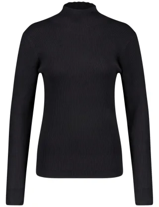 GERRY WEBER Collection - Langarmpullover schwarz - Gr. - S