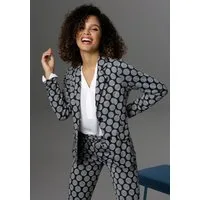Aniston SELECTED Jerseyblazer mit gestreiften Punkten