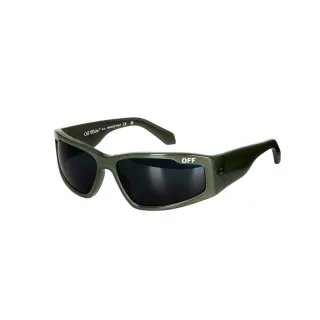 Off White - "Kimball" Rechteck-Sonnenbrille für Herren (Oliv)