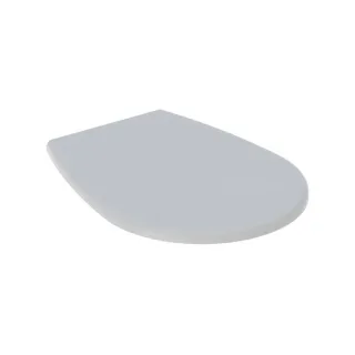 Geberit Renova WC-Sitz 572165010 manhattan, ohne Absenkautomatik, Befestigung von unten, Scharniere Edelstahl