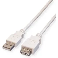 VALUE USB 2.0 Verlängerungskabel USB-Kabel, USB 2.0 Typ A Männlich (Stecker), USB 2.0 Typ A Weiblich (Buchse) (180.0 cm), Typ A-A, ST/BU