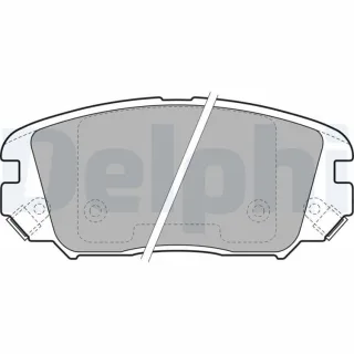Delphi Bremsbel?ge vorne Hyundai Grandeur Sonata Kia Opirus