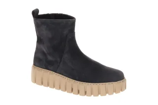 Gabor Damen Stiefeletten 76.780.46 in dark-blue - bequeme Keilstiefelette