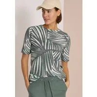CECIL Print-Shirt aus softem Materialmix