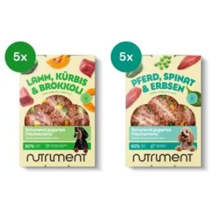 Nutriment Frischemenü Lamm & Pferd Sensitiv Probierpaket 10x400g