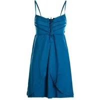Vishes Sommerkleid Damen Babydoll-Kleid Tunika-Kleid Sommerkleid verstellbare Träger Hippie, Elfen Sytyle