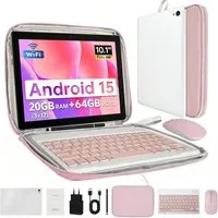 BUFO 10 Zoll 1280x800 HD 5000mAh WiFi 6 mit Tastatur, Maus und Stylus Tablet (10.1", 64 GB, Android 15, 5G WiFi, 20(3+17)GB RAM, Octa-Core Prozessor)