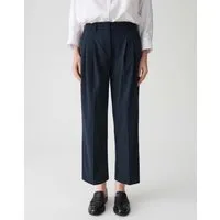 OPUS PANTS Stoffhose LESSIEH mit Komfortbund Ankle, Recycled Polyester, elastischer Gummibund hinten
