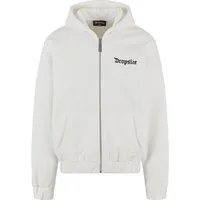 Dropsize Sweatjacke Dropsize Herren Super Heavy Oversize Blank Zip Hoodie