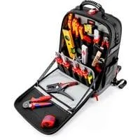 Werkzeugrucksack Modular X18 Elektro, Werkzeug-Set schwarz, 22-teiliges Sortiment